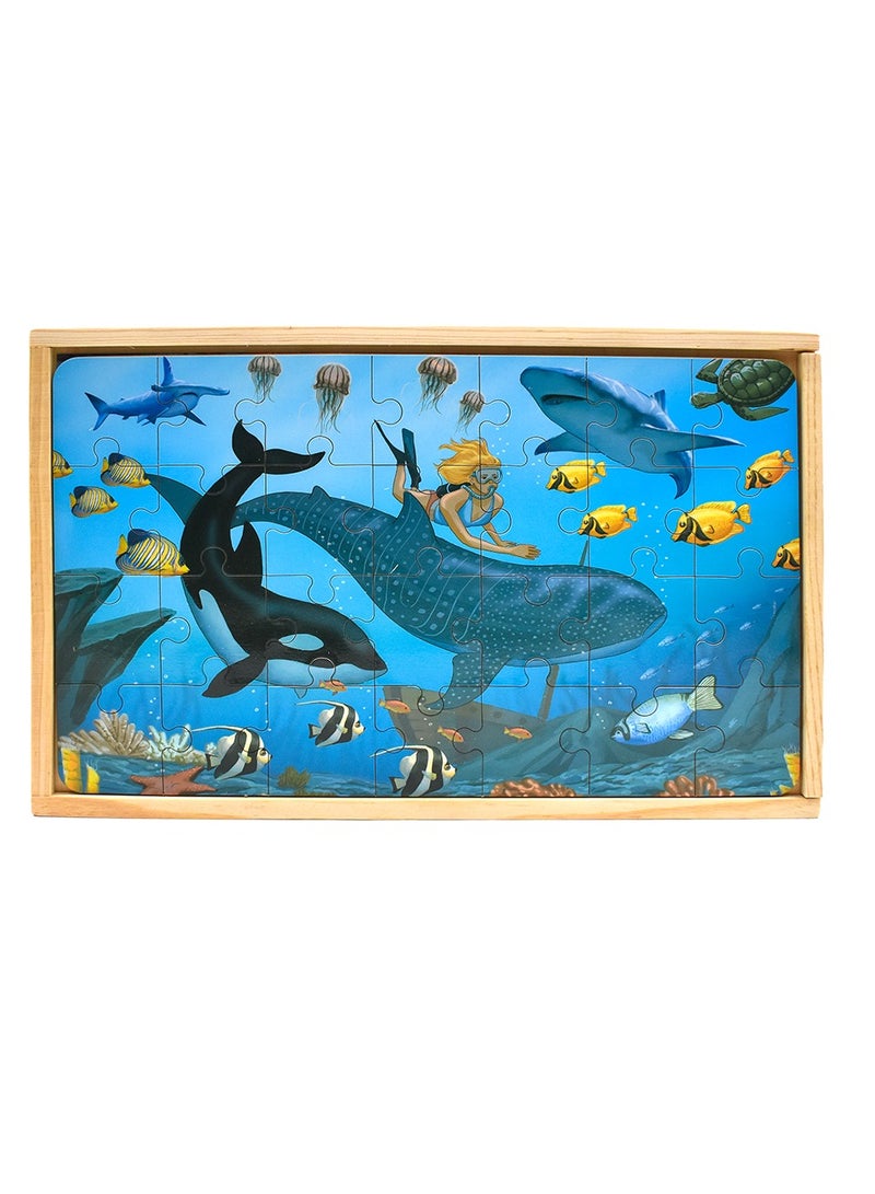 كسيسوي لغز خشبي 28 قطعة - Image 2