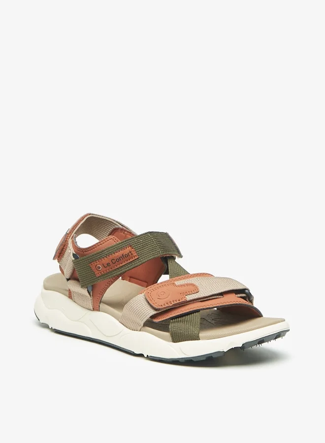 Le Confort Men Textured Floaters with Hook and Loop Closure