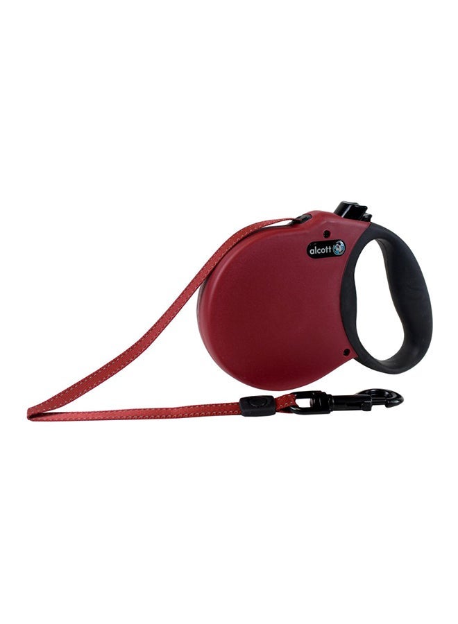 NIBEMINENT Adventure Retractable Dog Leash Red/Black M