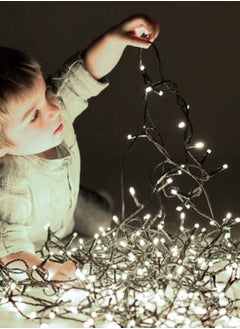 PAMEER Cool White 70ft 258 LEDs String Lights Black Wire Plug-in LEDs String for Home Decorative LED Strip for Christmas Xmas Tree EID Ramadan Diwali and Wedding Parties Decoration Box Button Control 8 Modes  - Image 5