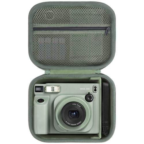 Lebakort Storage Case Compatible with Fujifilm INSTAX Wide 400 Wide 300 Instant Camera Sage Green Case - Image 1