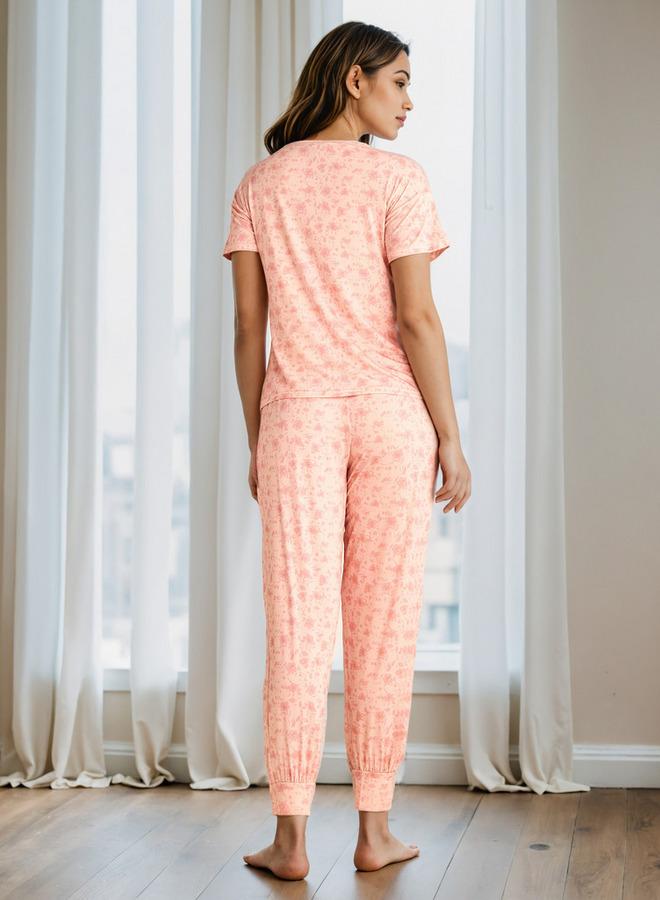 Splash FAV Printed Maternity Pyjama Set - Image 3
