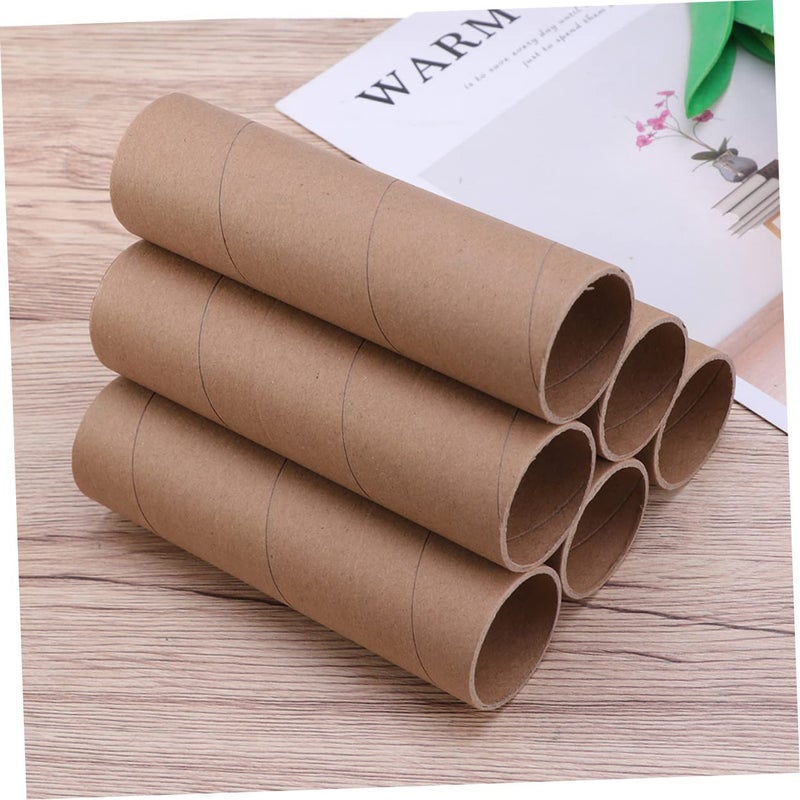 30 Pcs Kraft Cardboard Mailing Tubes for Storage Shipping Art Paintings Documents - Image 3