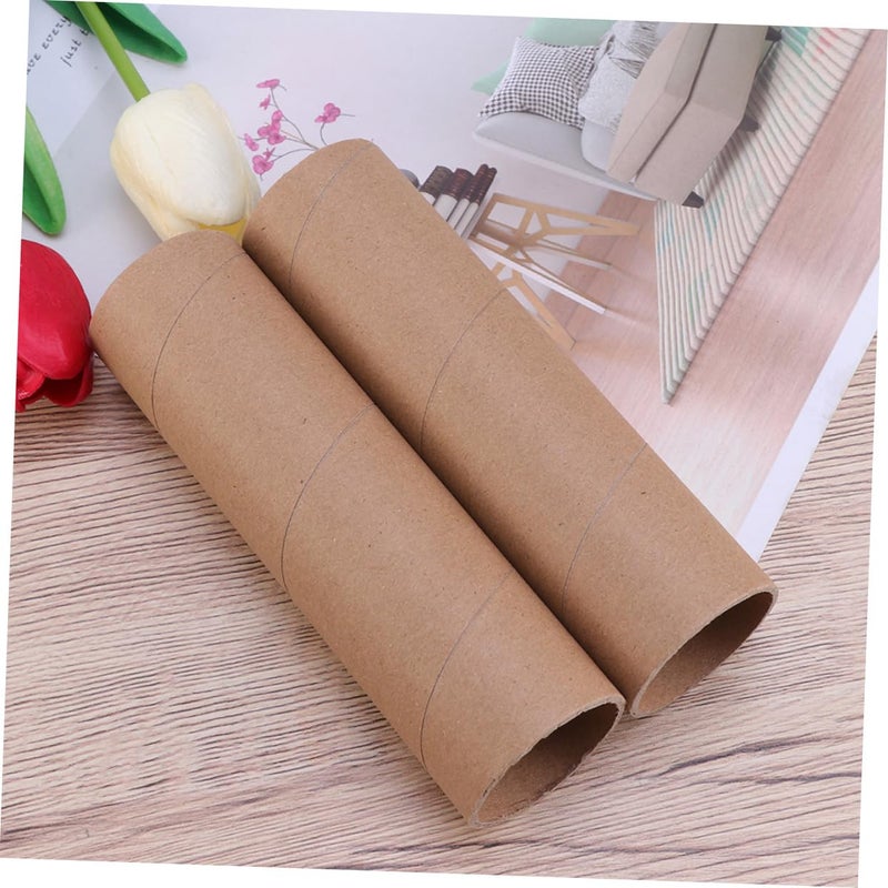 30 Pcs Kraft Cardboard Mailing Tubes for Storage Shipping Art Paintings Documents - Image 5