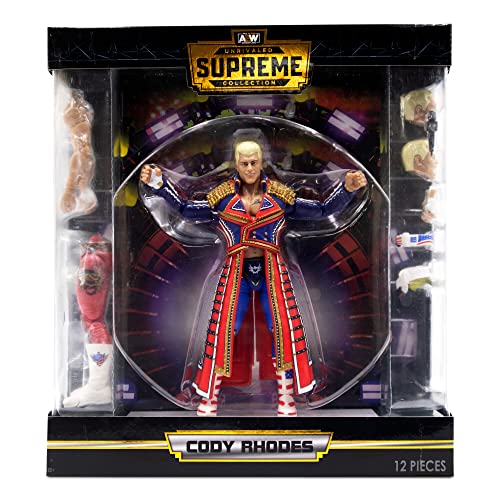 Aew All Elite Wrestling AEW Cody Rhodes UNRIVALED Supreme- 6-Inch Cody Rhodes Figure with Accessories - Image 2