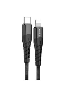 Yesido Yesido CA48 Nylon Braided PD Fast Charging Type-C to Lightning Phone Data Cable Fast Charging 18W Type-C PD Cable Line for iPhone Devices - Black  - Image 2
