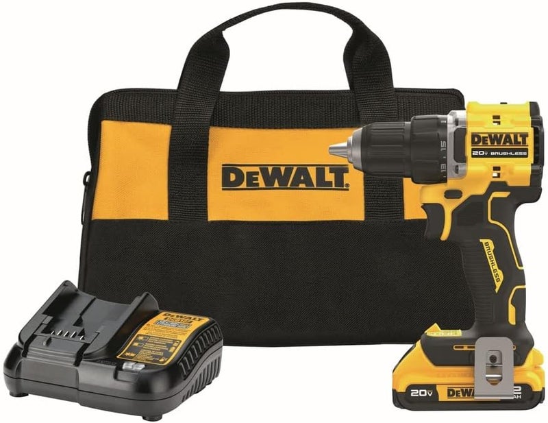 DEWALT DCD794D1 20V MAX Atomic Compact Series Brushless Lithium-Ion 1/2 in. Cordless Drill Driver Kit (2 Ah) - Image 1
