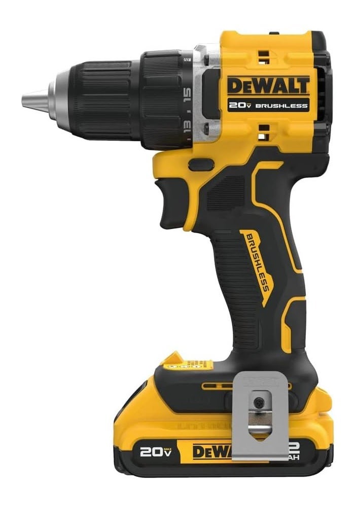 DEWALT DCD794D1 20V MAX Atomic Compact Series Brushless Lithium-Ion 1/2 in. Cordless Drill Driver Kit (2 Ah) - Image 3