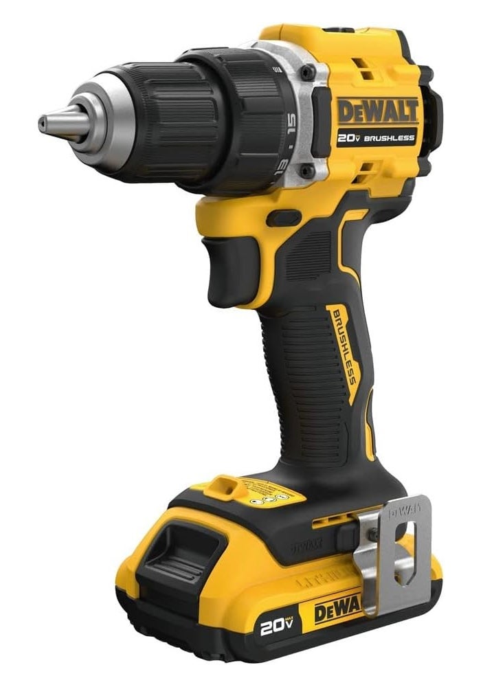DEWALT DCD794D1 20V MAX Atomic Compact Series Brushless Lithium-Ion 1/2 in. Cordless Drill Driver Kit (2 Ah) - Image 2