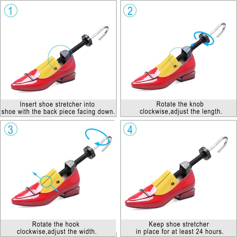 Miserwe Shoe Stretcher with Carrying Bag Professional Adjustable Shoe Stretcher for Men and Women - Image 4