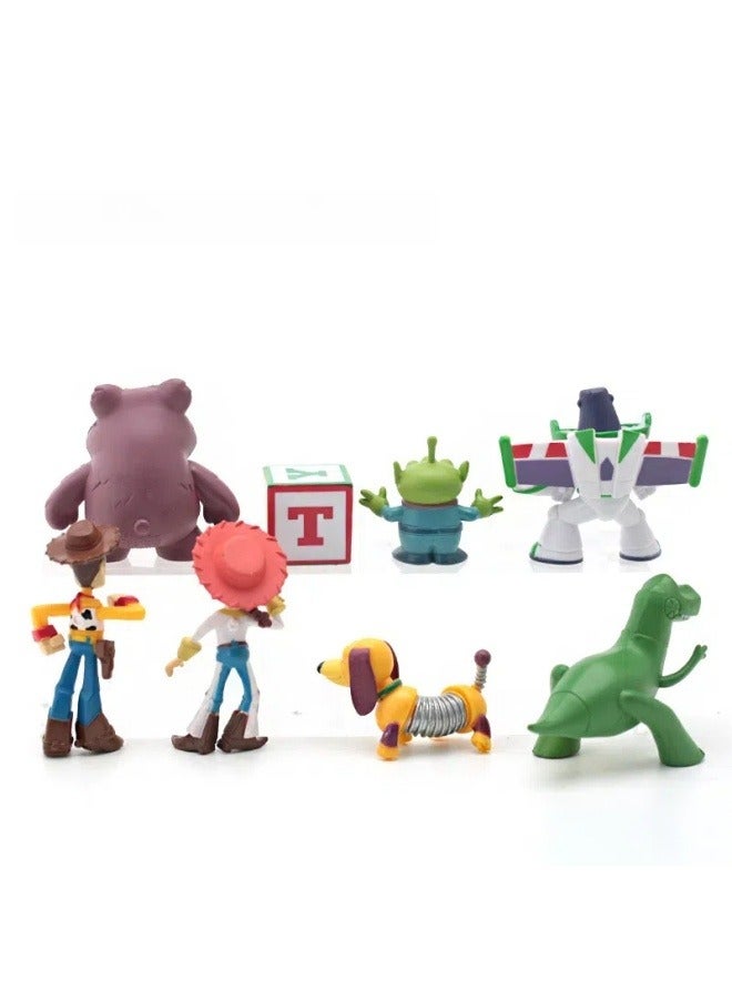 عام لعبة قصة وودي تريس الطنين سنة ضوئية نموذج سطح المكتب الديكور نموذج لعبة حفلة عيد ميلاد مجموعة الديكور هدية للعائلة والأصدقاء - Image 2