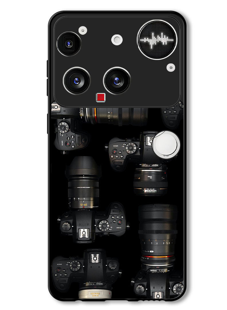 Theodor Case Compatible with Nothing Phone (3) 6.67 Inch Protection Shockproof Bumper Cover cameras_lenses_photo - Image 1