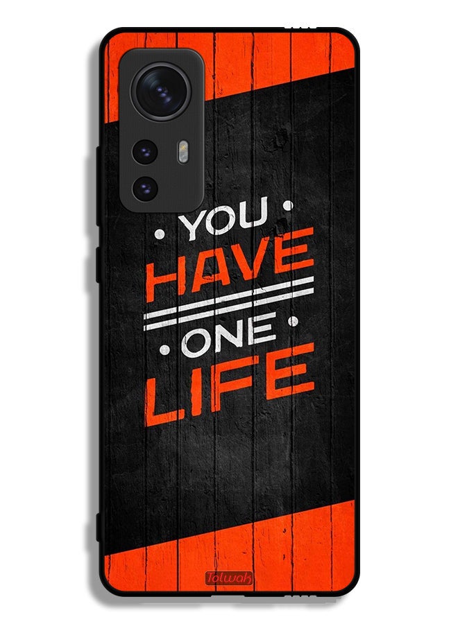 Tolwak Xiaomi 12 Protective Case Cover You Have One Life - Image 2