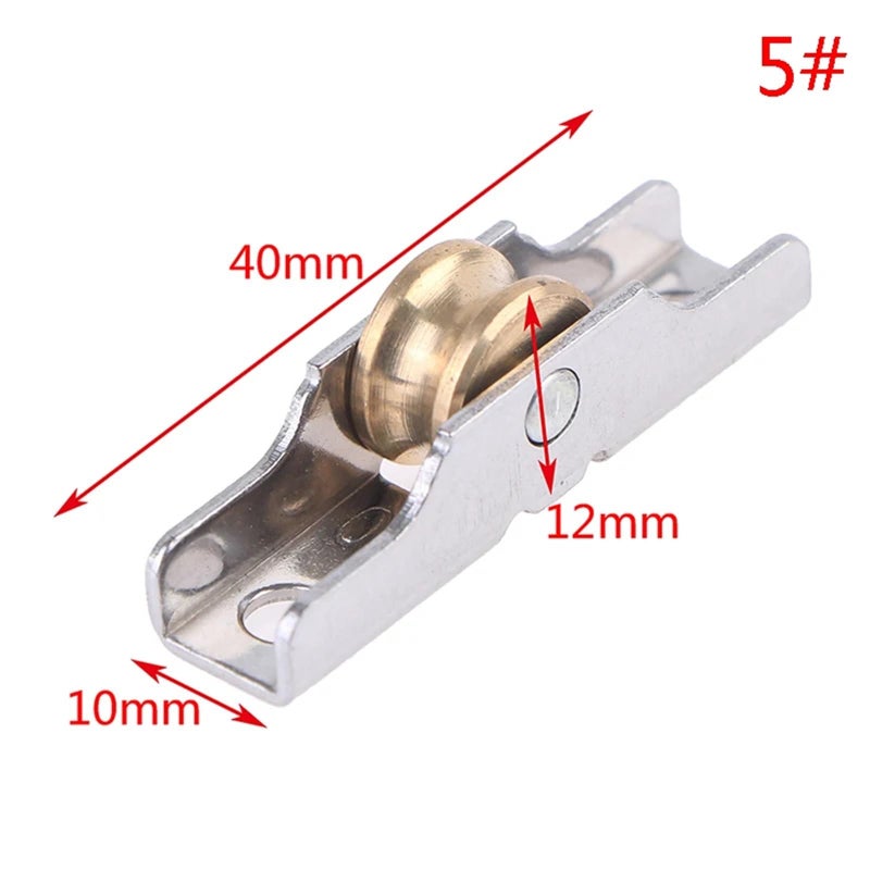 Stainless Steel Glass Sliding Door Roller Pulley Wheel Style 5 - Image 3