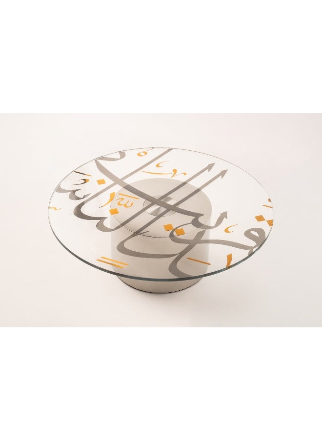 La Mesa Oulfa gold & silver glass cake stand 72*40*39 cm  - Image 2