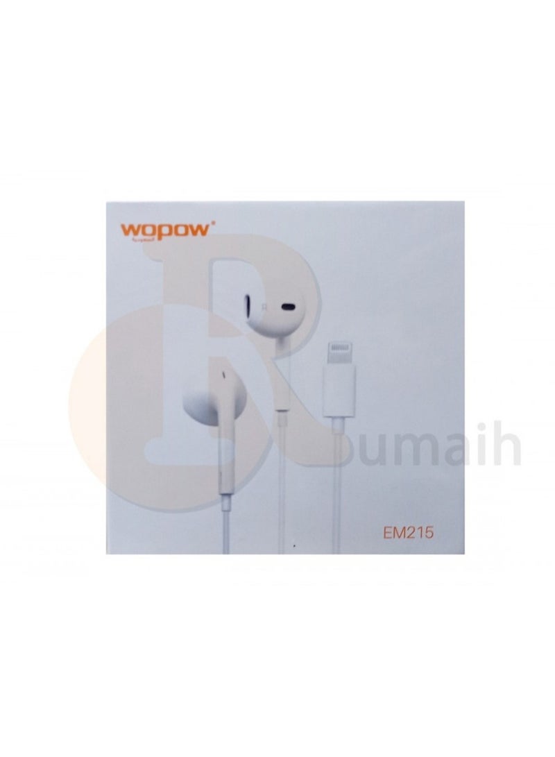 وبو سماعة أذن سلكية Wopow لأجهزة iPhone EM215 - Image 2