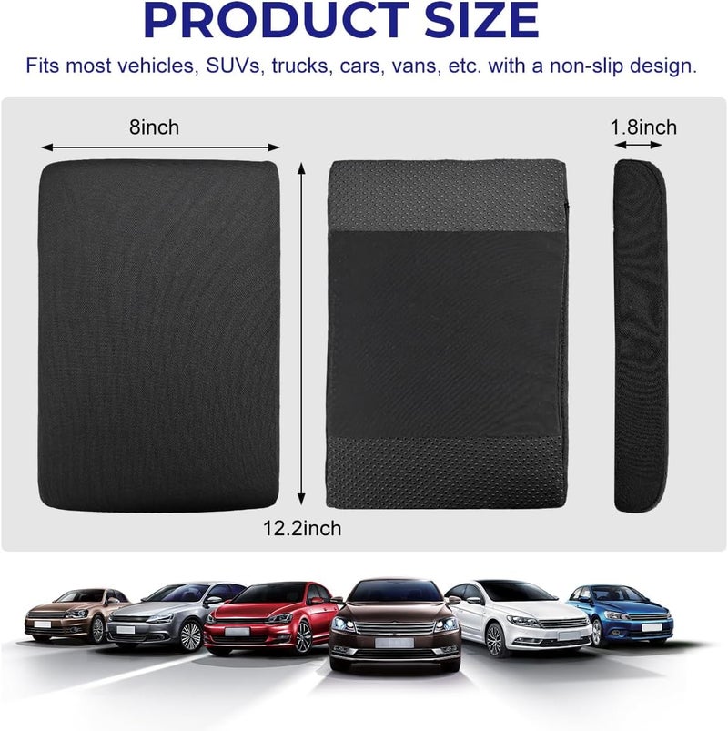 MUQIDA Car Center Console Pad, Memory Foam Center Console Cover Automotive Armrest Cushion, Soft Breathable Vehicle Arm Rest Seat Box Cover Protector, Interior Car Accessories - Image 2
