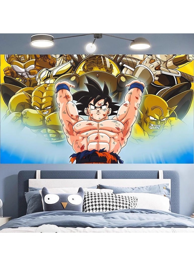 KUYING Dragon Ball Anime Bedhead Bedroom Background Fabric Wall 