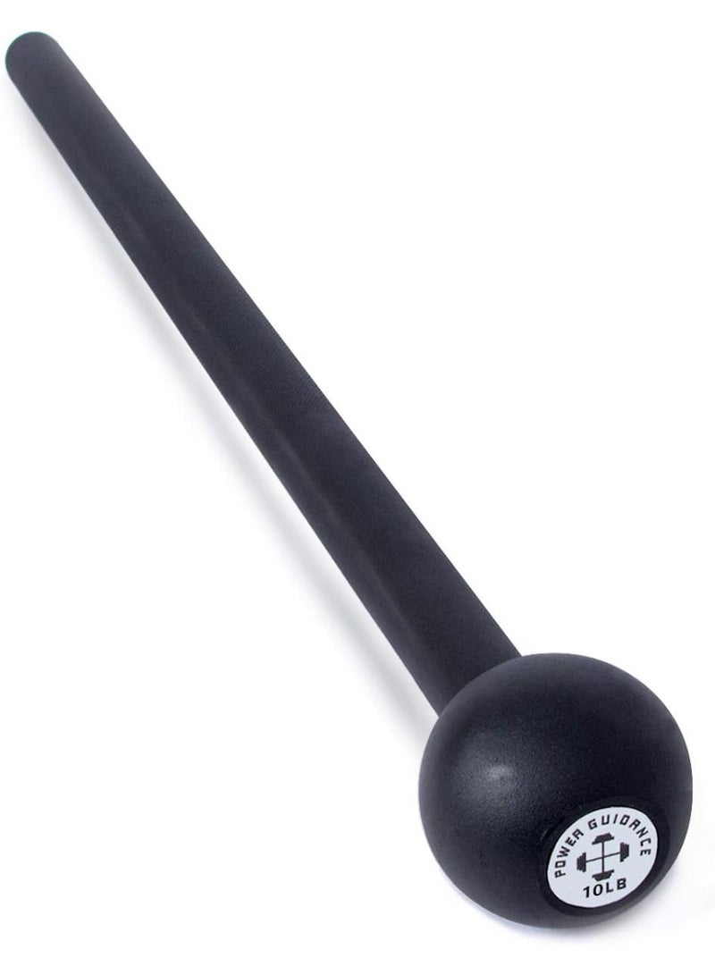 POWER GUIDANCE Steel Mace Macebell Cast Iron Training Full Body Workout, Shoulder, Core Strength, Muscles, Joints (10lb) - Image 1