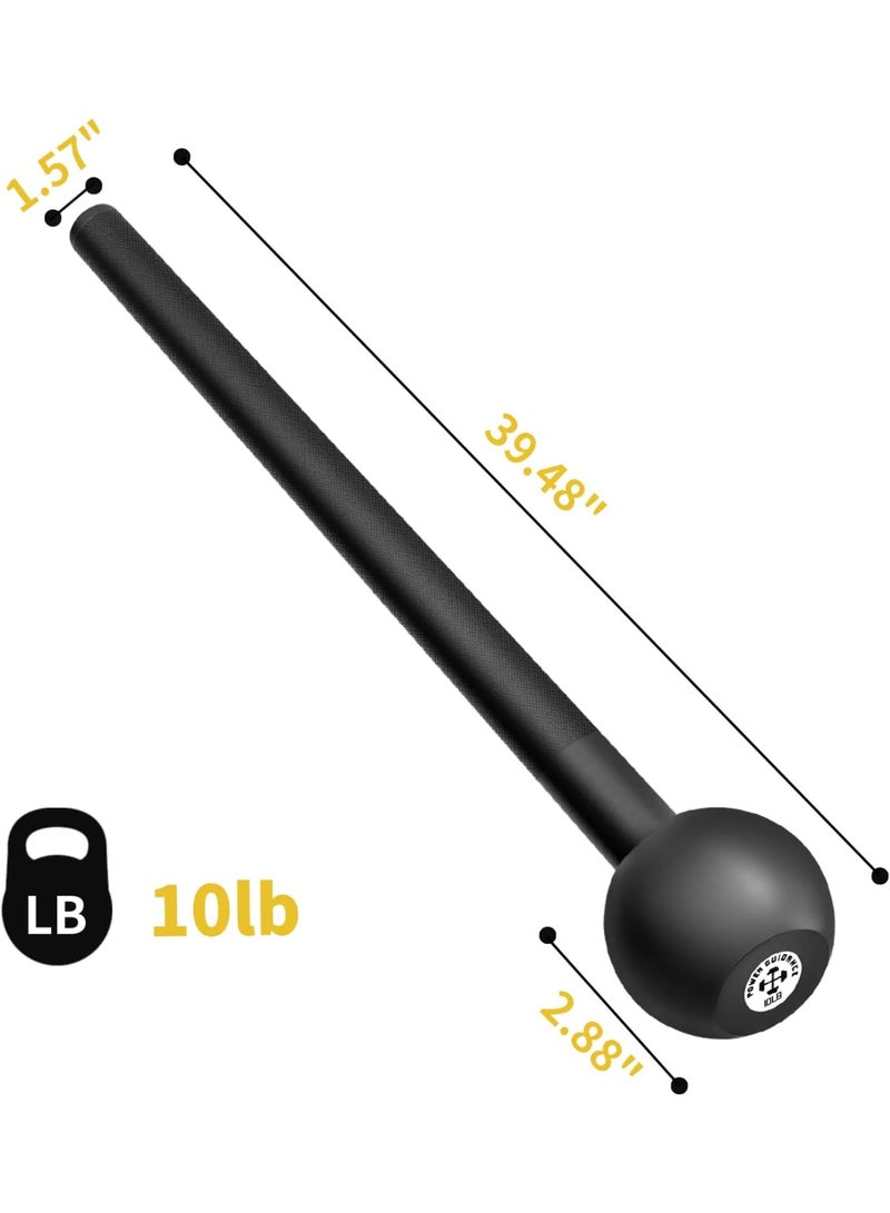 POWER GUIDANCE Steel Mace Macebell Cast Iron Training Full Body Workout, Shoulder, Core Strength, Muscles, Joints (10lb) - Image 2