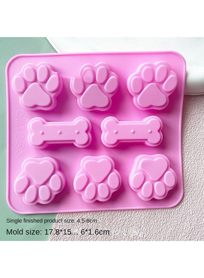 Bluejw 6 Even Small Fish Wax Bottle Sugar Mold Silicone Cat Claw Bowl Cake Jelly Kneading Music Gypsum Soap Making Tools - Image 4