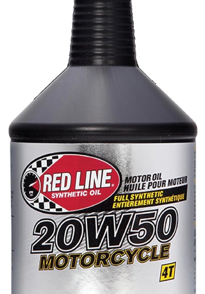 Red Line 20W-50 Motorcycle Oil - 1 Quart - Image 1