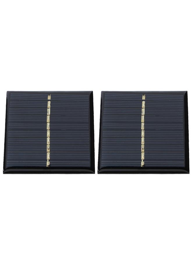 Thoraya 2pcs/ Set 0.5W 5V Polysilicon Solar Panel Charging Board fot Home DIY Projects Toys Battery Chargers  - Image 5
