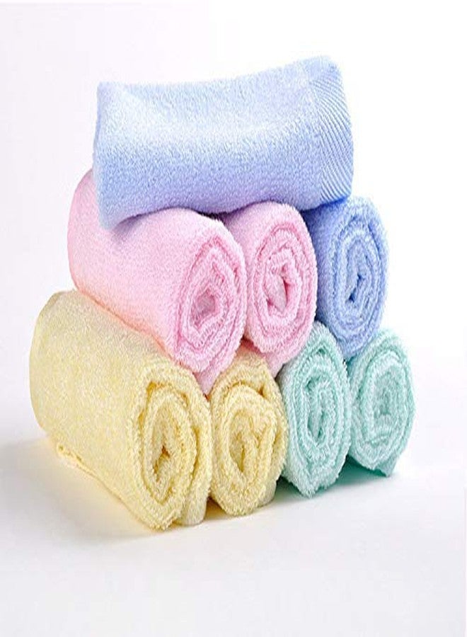 AHC ZIKKU Organic Soft Washcloth for Baby/Hand Towels/Face Towels/Napkins(25CM x 25CM, Set of 7 Towels) (All Mix Color) - Image 2