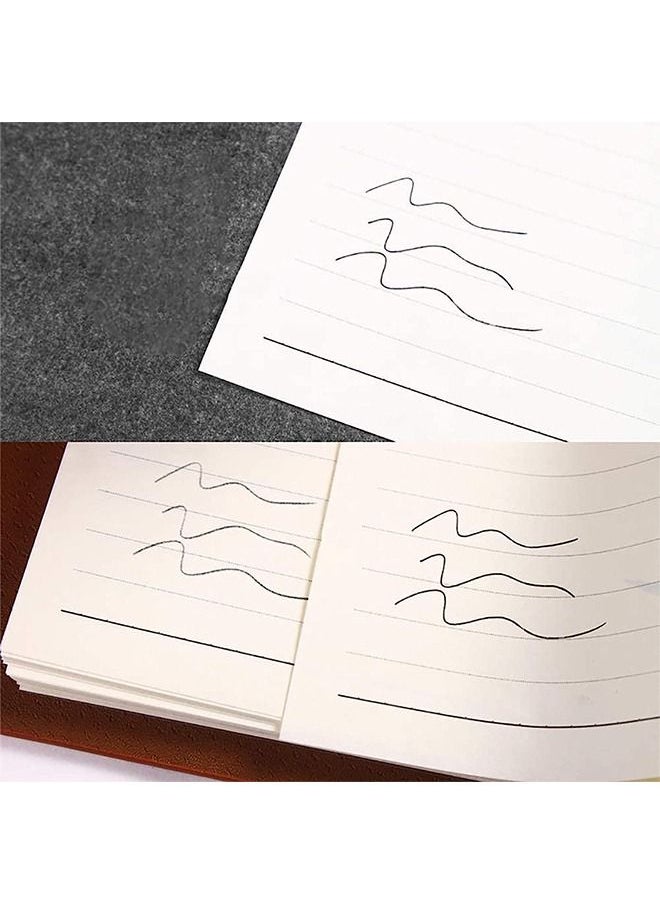Generic - Carbon Copy Paper 100 Sheets Black Graphite Paper A4 Transfer Tracing Paper and 5 Pieces Ball Embossing Styluses - Image 1
