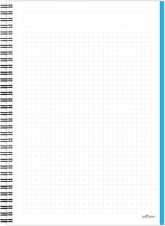 Le Color A5 Notebook Checkered 200 pages Helmet Polygonal  - Image 2