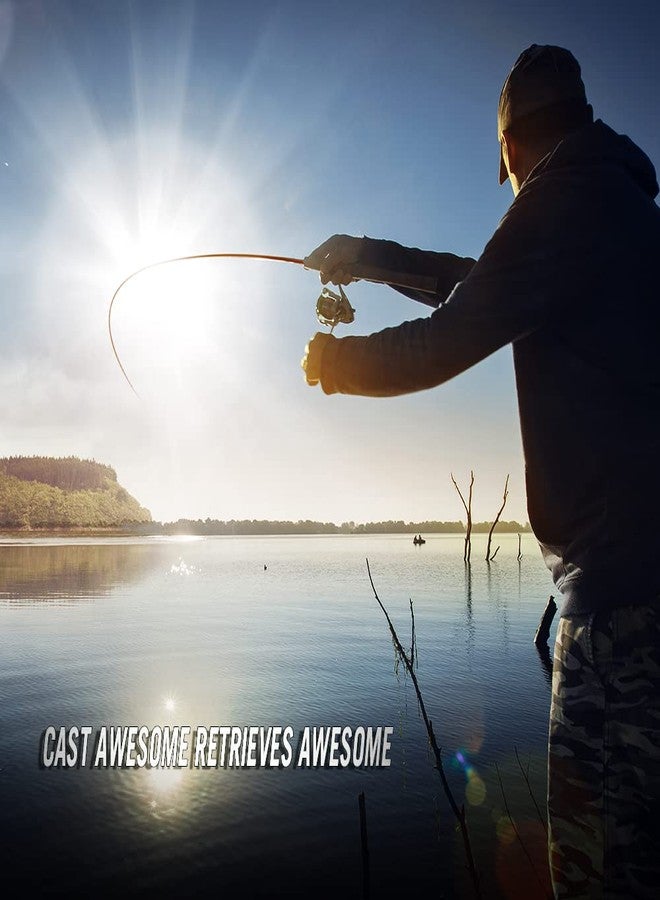 HERCULES Super Tough Braided Fishing Line 50 pounds Test Blue Camo 50LB (300 Yards) - 8 Strands - Image 4