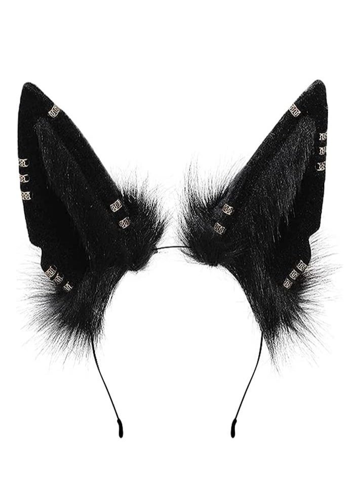 Cute Wolf Cat Dog Ears Headband Costume Party Headpiece Hair Accessories Hairband Headwear  - Image 1
