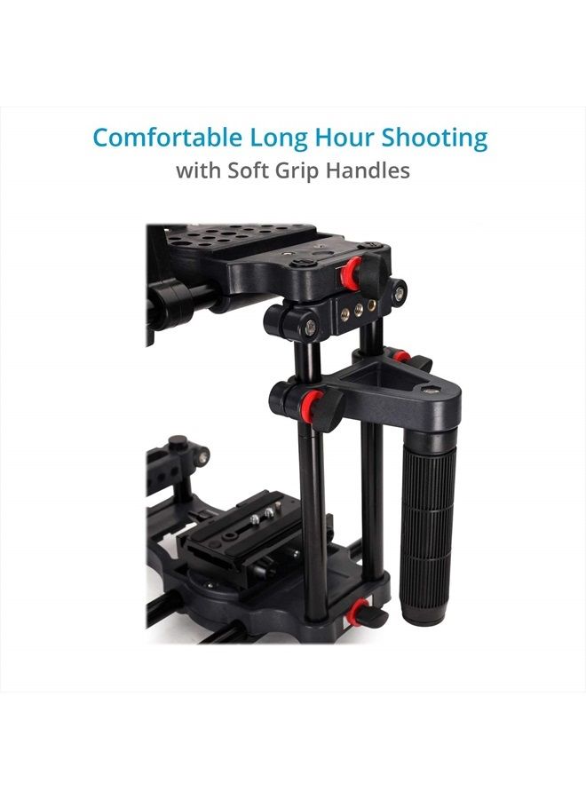 FILMCITY Power DSLR Camera Cage with MB-600 Matte Box Combo Kit (FC-CTH-01) - Image 4