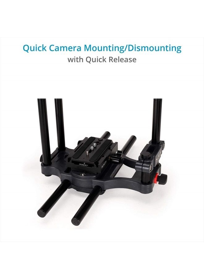 FILMCITY Power DSLR Camera Cage with MB-600 Matte Box Combo Kit (FC-CTH-01) - Image 5