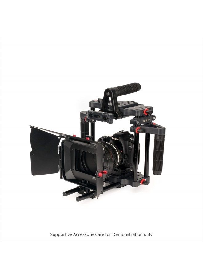 FILMCITY Power DSLR Camera Cage with MB-600 Matte Box Combo Kit (FC-CTH-01) - Image 2