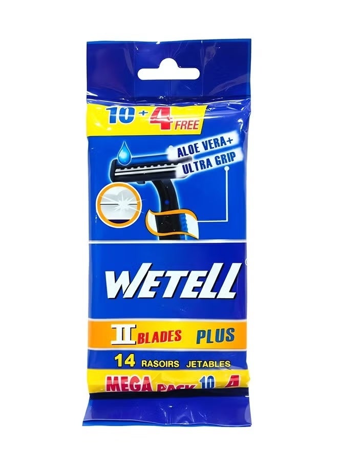 Whitel Men's Razors 10+4 Free (14 razors)