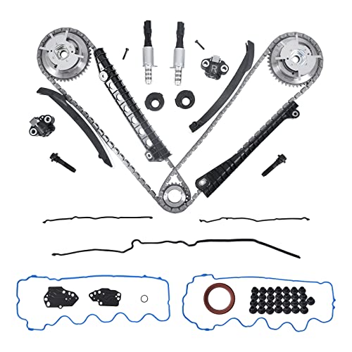 SUSUCAR 5.4 Timing Chain Kit, Cam Phaser Repair Kit, VVT Valves for 2004-2011 Ford F150 F250 F350 Super Duty Lincoln Navigator 5.4L 3V 24 Valve Triton 3R2Z-6A257-DA - Image 1