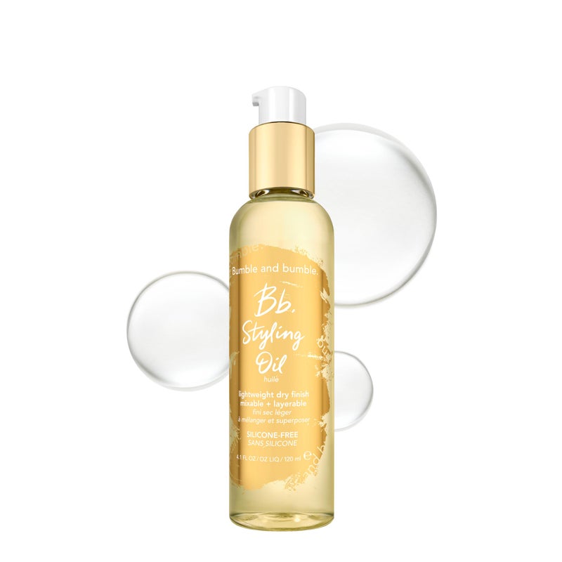Bumble and bumble Styling Oil Lightweight Dry Finish SiliconeFree Heat Protectant Split End Prevention AntiFrizz For All Hair Types Standard Size 41 Fl Oz - Image 2