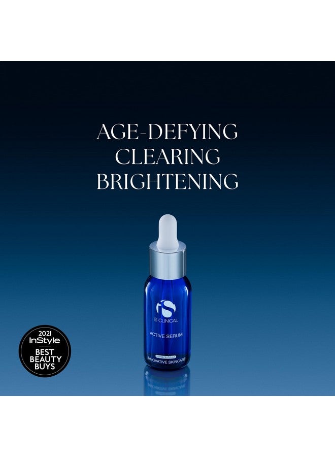 آي إس كلينيكال مصل نشط؛ مصل للوجه، مضاد للشيخوخة، يساعد البشرة في علاج حب الشباب والتصبغ، 0.5 أونصة سائلة - Image 3