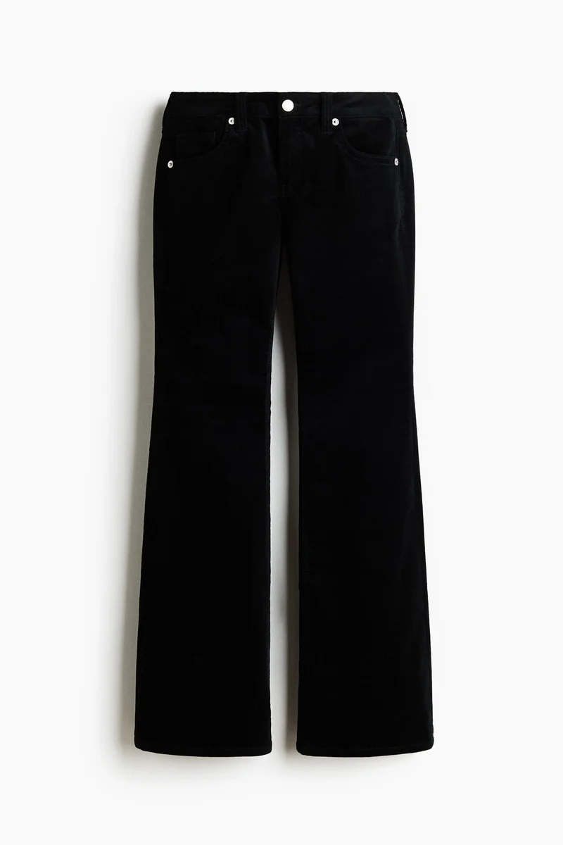 H&M Flared corduroy trousers