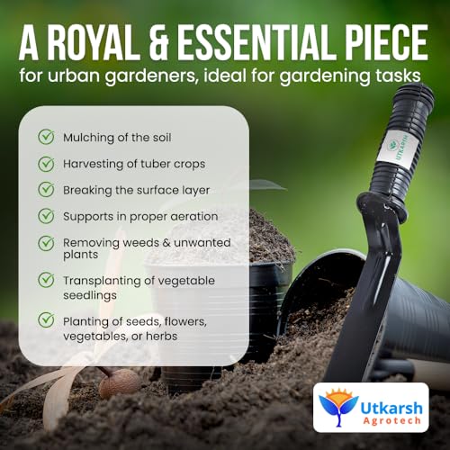 Utkarsh Garden Pruner Cutters, Anvil Roll Cut Secateurs | Bypass Shears, Super Pruning Secateurs | Heavy Duty Gardening Cutter Tools for Plants | Garden Plant Cutter Accessories - Set of 2 Tools - Image 4
