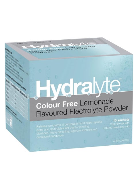 Electrolyte Powder 10 Sachets  Lemonade