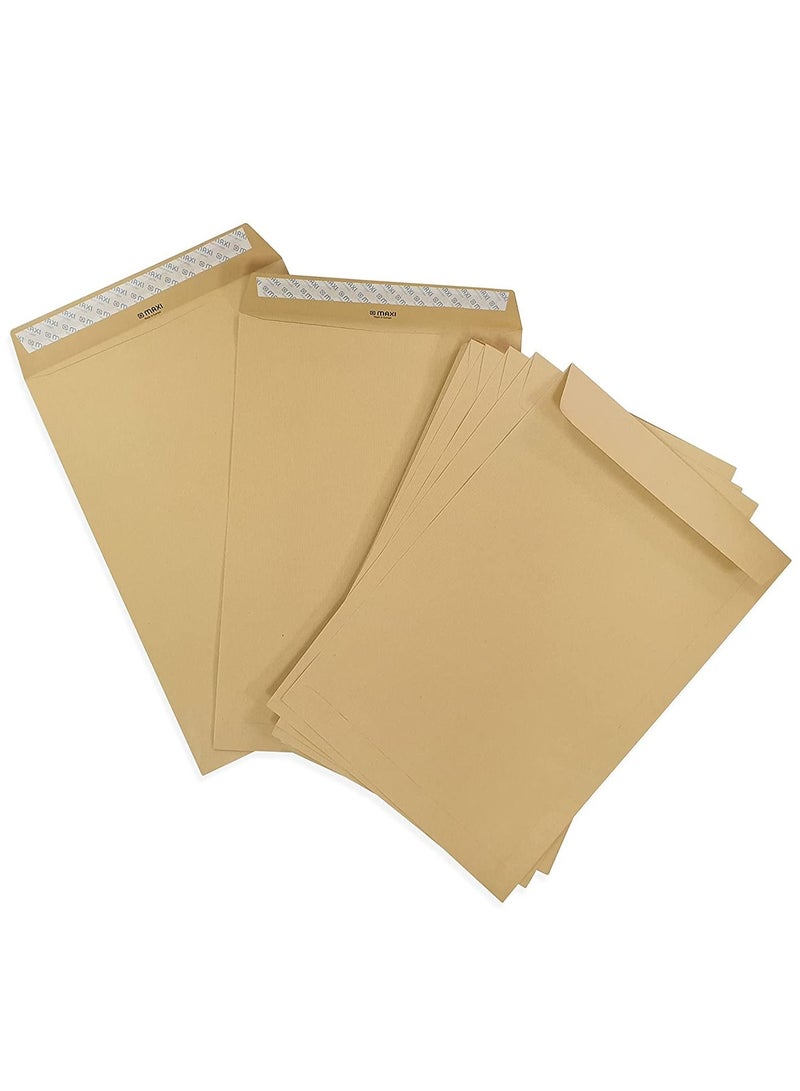 Maxi 50-Piece 15X10 Inch Size Brown Envelopes - Image 2