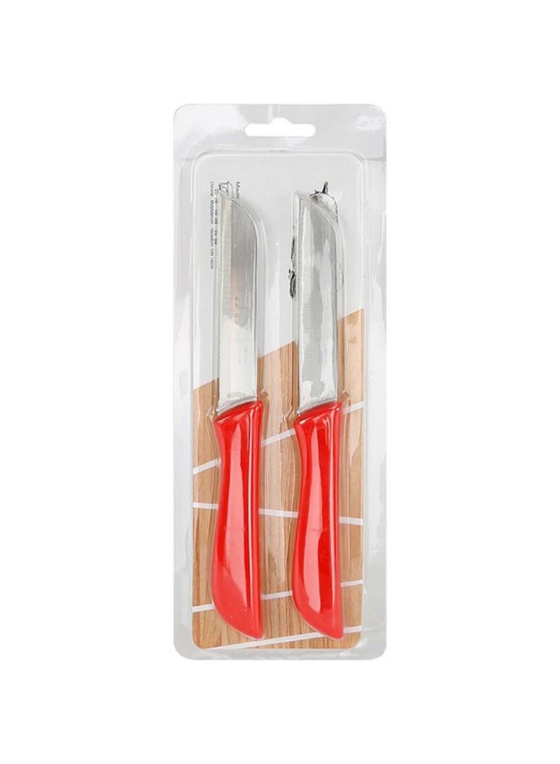 Solingen Paring Knife Red 2pcs