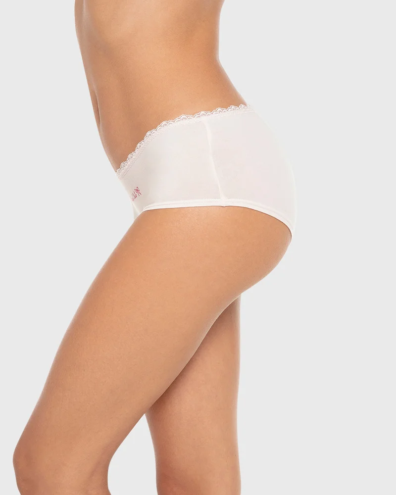 Isla & Evie Isla & Evie Printed Cotton Boyshort Panty