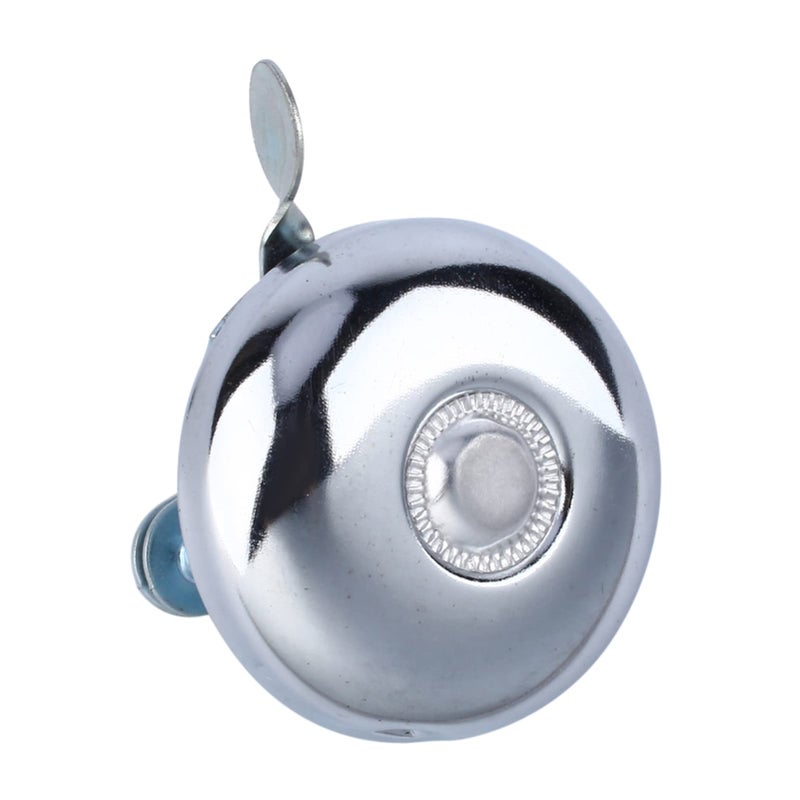 Retro Silver Metal Bicycle Horn Loud Sound Antislip Handlebar Mount Lightweight Cycling - Image 2