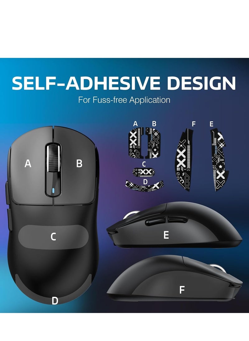 Attack Shark X3 Pro 4K/8K Hz Mouse, 59g Superlight BT/2.4G Wireless/Wired Gaming Mouse, PixArt PAW3395 Gaming Sensor, 26000 DPI, Griptape, Programmable Buttons for Win11/Xbox/PS/Mac(Black)  - Image 4
