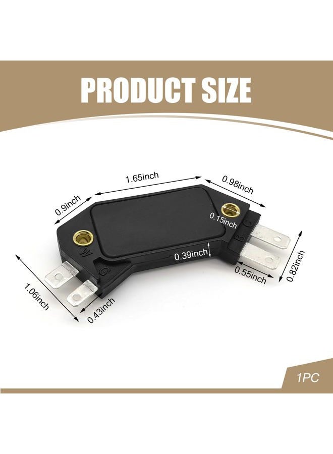 Gseigvee 1 PC Automobile Ignition Module, Engine Ignition Control Module Replacement Parts 1190357 8131941, 4 Pin Design Standard Repair Accessories, Compatible with Most Cars Models (Black) - Image 2