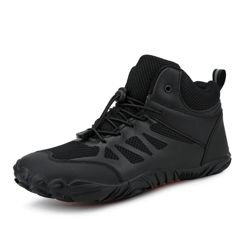 New Outdoor Thickened Snow Boots for Men and Women, Casual Cotton Shoes with Plush Lining, Thick-Soled High-Top Couple Cotton Boots, Warm Hiking Shoes - Image 1