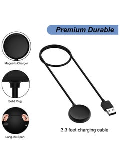 Generic Charger Compatible with for Samsung Galaxy Watch 6 Classic 3.3Ft USB Magnetic Wireless Charging Cable Cord for Samsung Galaxy Watch (Black)  - Image 5
